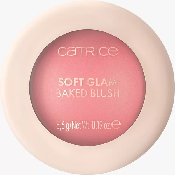 Catrice Soft Glam Baked Blush, róż rozświetlający do twarzy, 040 Midnight Berry, 5,6g