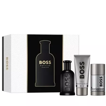 Hugo Boss Boss Bottled zestaw perfumy spray 100ml + dezodorant sztyft 75ml + żel pod prysznic 100ml (M)