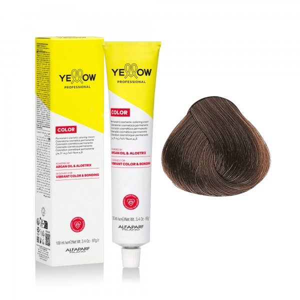 Yellow Professional Color Permanent, farba do włosów, 7.3, 100ml