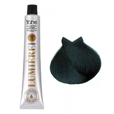 Tahe Lumiere Express, farba do włosów z keratyną i olejkiem arganowym, koloryzacja trwała, 1, 100ml