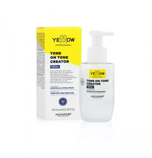 Yellow Professional Creator, dodatek do permanentnych farb do włosów, ton-w-ton, 100ml