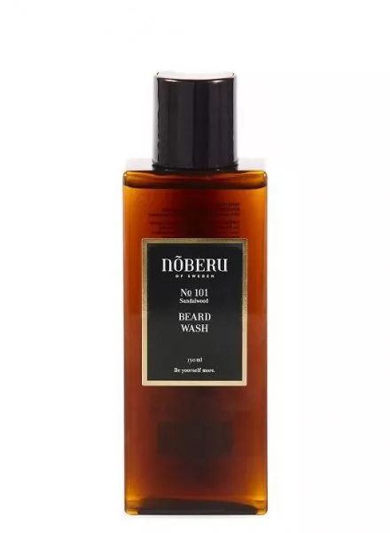 Noberu No.101 Beard Wash, delikatny szampon do pielęgnacji brody, Sandalwood, 130ml