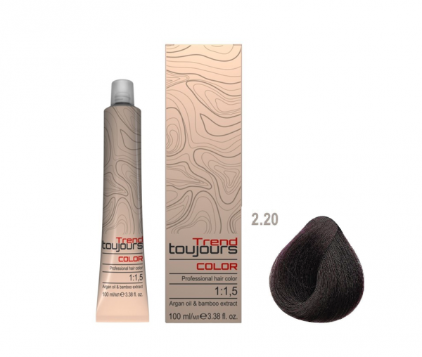 Trend Toujours Professional Color Care, farba do włosów, 2.20, 100ml