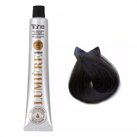 Tahe Lumiere Express, farba do włosów z keratyną i olejkiem arganowym, koloryzacja trwała, 5.13, 100ml