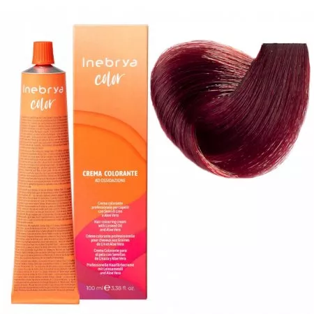 Inebrya Color, farba do włosów, koloryzacja trwała, 5.66F, 100ml