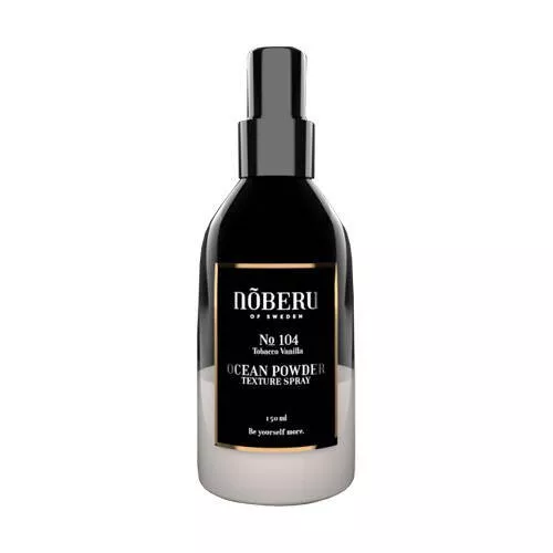 Noberu No.104 Ocean Powder Spray, pudrowy spray z solą morską nadający teksturę, Tobacco Vanilla, 150ml