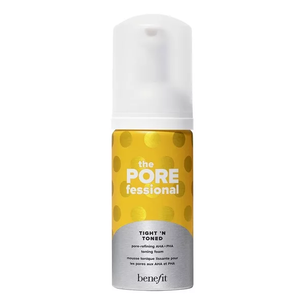 Benefit The POREfessional Tight'n Toned mini tonik w piance z kwasami AHA+PHA oczyszczający pory 60ml