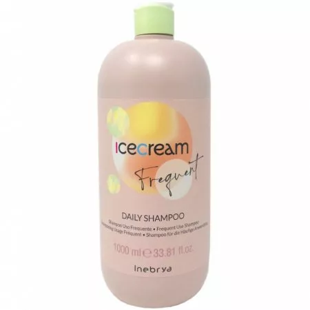 Inebrya Ice Cream Cleany, szampon do włosów przywracający równowagę skóry głowy, 1000ml