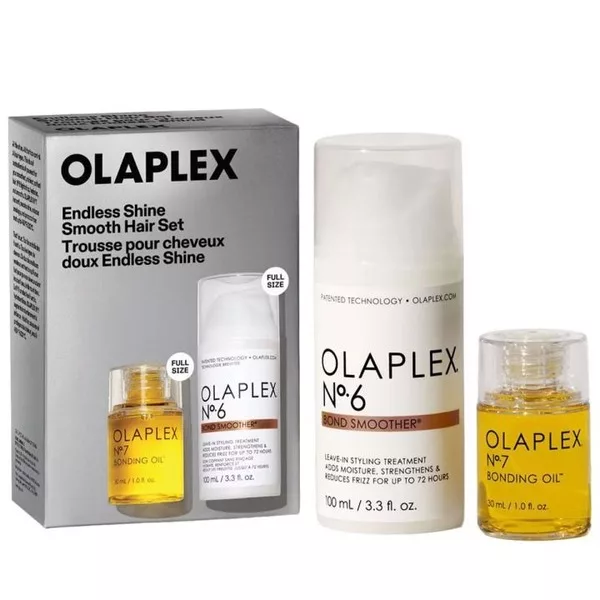 Olaplex Endless Shine Smooth Hair Set, zestaw do wygładzenia włosów, 100ml + 30ml