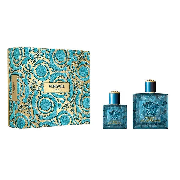 Versace Eros zestaw woda toaletowa spray 100ml + woda toaletowa spray 30ml (M)