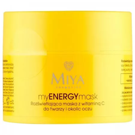 Miya myENERGYmask, rozświetlająca maska do twarzy z witaminą C, 50ml