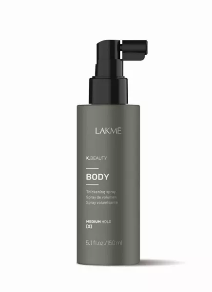 Lakme Finish k.beauty Body, spray nadający objętość do włosów cienkich, 150ml