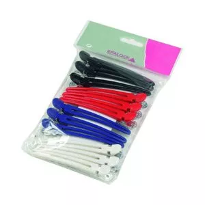 Efalock Combi Clip, klipsy fryzjerskie 10cm, 12 sztuk