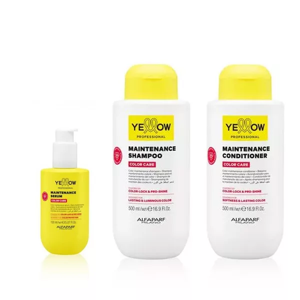 Yellow Professional Color Care, zestaw do włosów farbowanych, szampon + odżywka + serum