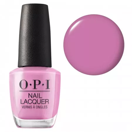 OPI Nail Lacquer, klasyczny lakier do paznokci, Lucky Lucky Lavender NLH48, fioletowy, 15ml