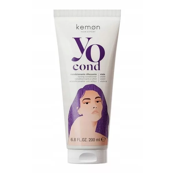 Kemon Yo Cond, odżywka koloryzująca, Violet/fiolet, 200ml