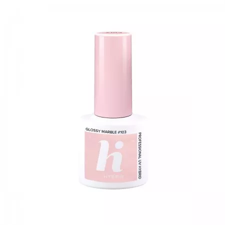 hi hybrid, lakier hybrydowy, 5ml, #103 Glossy Marble