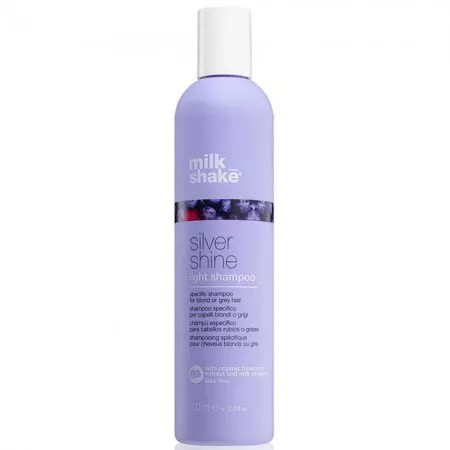 Milk Shake Silver Shine, lekki szampon do blond lub siwych włosów, 300ml