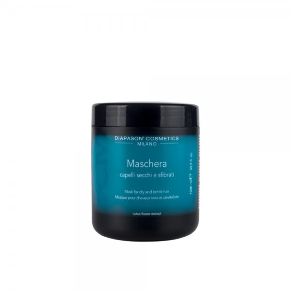 Diapason Maschera Capelli Secchi e Sfibrati, maska do włosów przesuszonych i zniszczonych, 1000ml