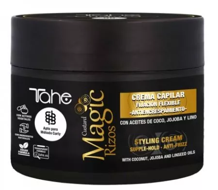 Tahe Magic Rizos Custards, krem do stylizacji włosów kręconych, 300ml