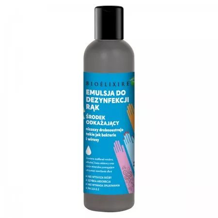 Bioelixire odkażająca emulsja do dezynfekcji dłoni, 300ml