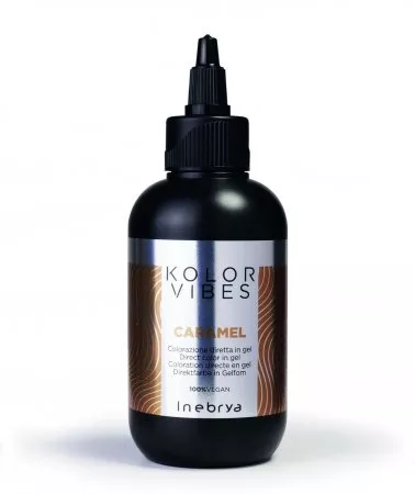 Inebrya Kolor Vibes, żel do półtrwałej koloryzacji 100% Vegan, 150ml, Caramel