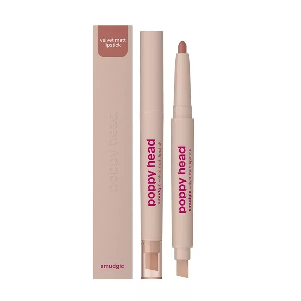 Poppy Head Smudgic matowa pomadka w kredce 03 Dusky Allure 0.85g
