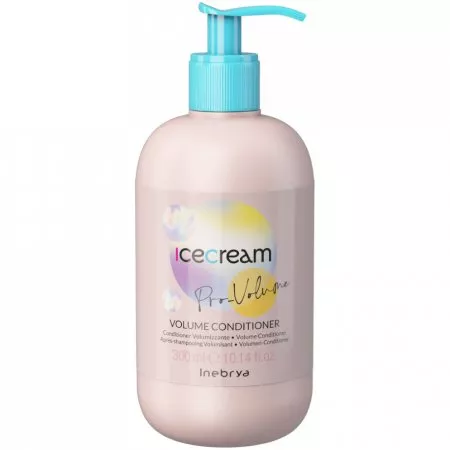Inebrya Ice Cream Pro Volume, odżywka do włosów cienkich, 300ml