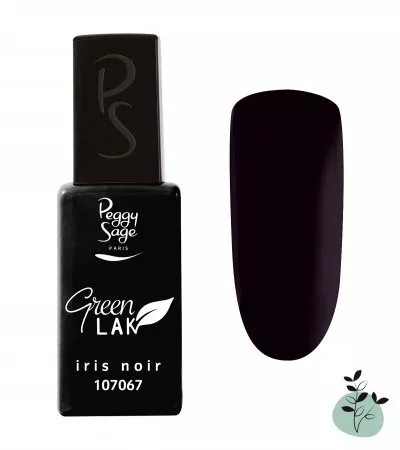 Peggy Sage Green Lak, lakier do paznokci utwardzany lampą UV/LED, 10ml, iris noir