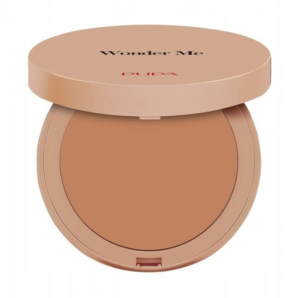 PUPA Wonder Me Bronzer, puder brązujący do twarzy, medium warm, 8,5g