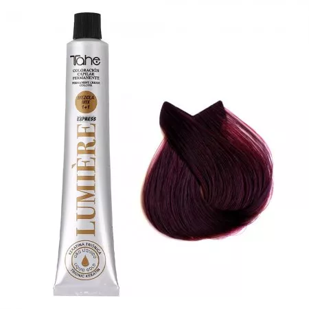 Tahe Lumiere Express, farba do włosów z keratyną i olejkiem arganowym, koloryzacja trwała, 6.5, 100ml