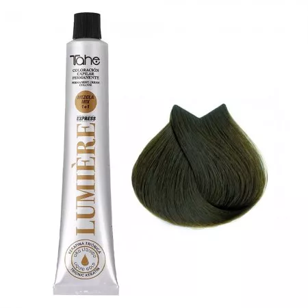 Tahe Lumiere Express, farba do włosów z keratyną i olejkiem arganowym, koloryzacja trwała, 5.3, 100ml