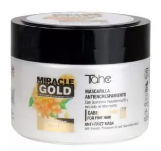 Tahe Miracle Gold, wygładzająca maska do włosów cienkich i puszących się, 300ml