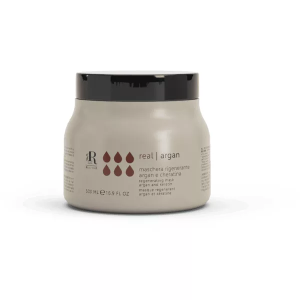 RR Line Argan Star, maska regenerująca z olejkiem arganowym i keratyną, 500ml