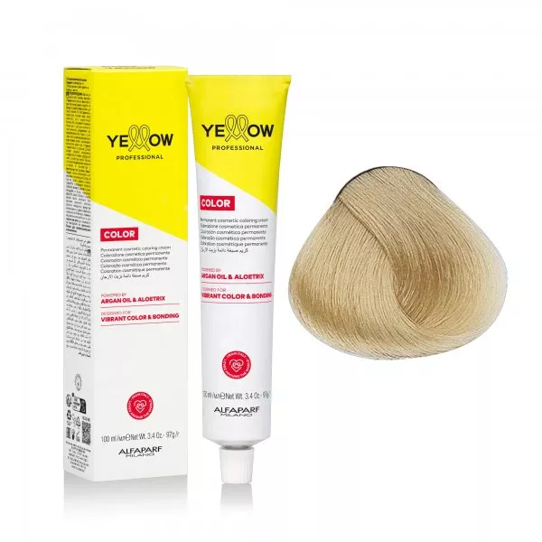 Yellow Professional Color Permanent, farba do włosów, 10, 100ml