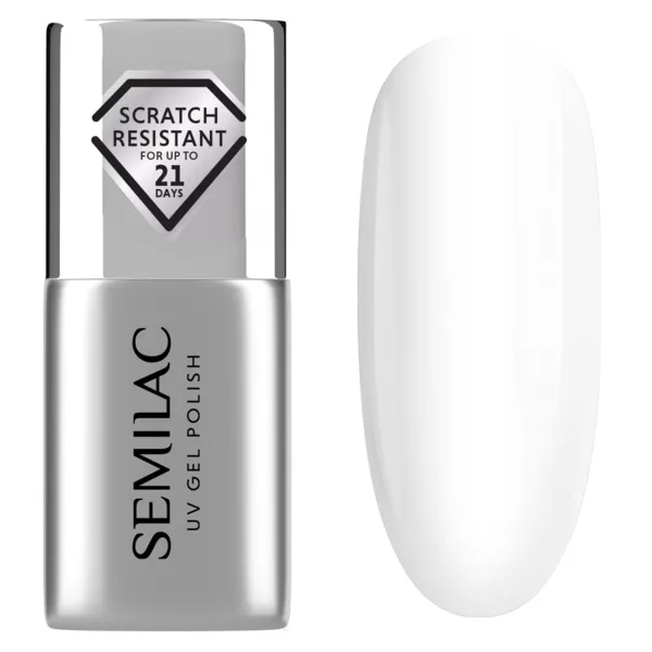 Semilac Top No Wipe, top do lakierów hybrydowych, No Scratch, 7ml