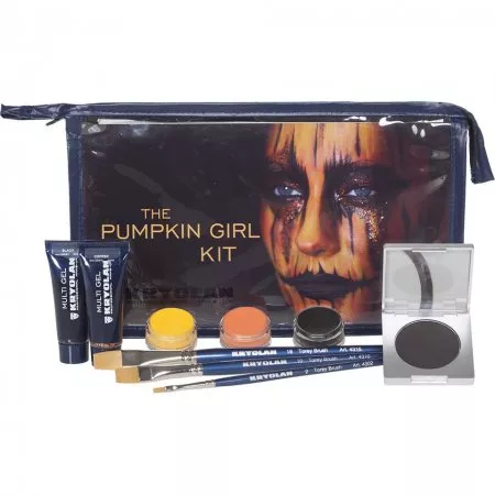 Kryolan Pumpkin Girl Halloween Set, zestaw do charakteryzacji