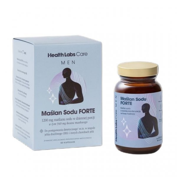 HealthLabs Maślan Sodu Forte Men suplement diety 60 kapsułek