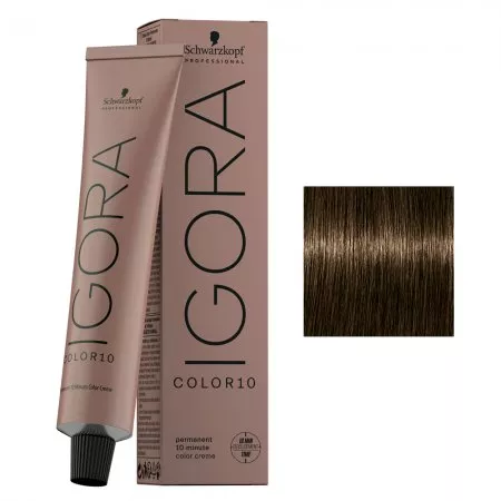 Schwarzkopf Igora Color10, koloryzacja włosów w 10min, 6-0, 60ml