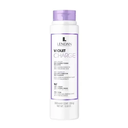 Lendan Violet Charge, szampon do włosów rozjaśnionych i blond, 300ml