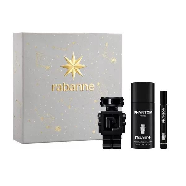 Paco Rabanne Phantom zestaw perfumy spray 50ml + dezodorant spray 150ml + perfumy spray 10ml (M)