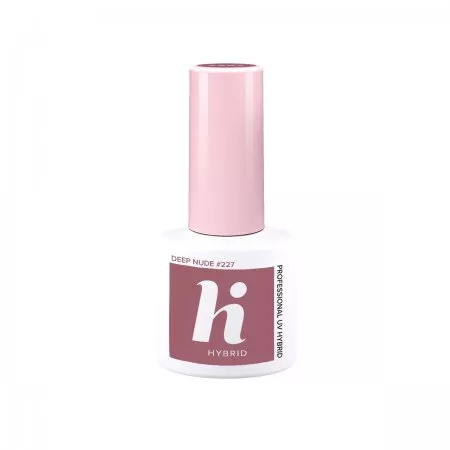 hi hybrid, lakier hybrydowy, 5ml, #227 Deep Nude