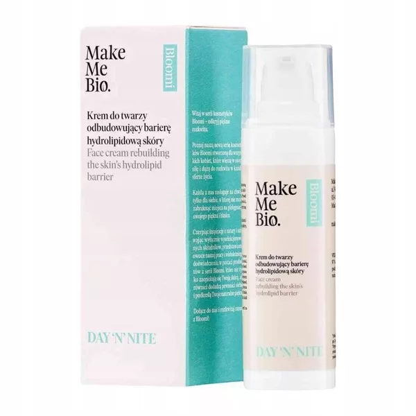 Make Me Bio Bloomi Day'n Nite, krem do twarzy odbudowujący barierę hydrolipidową skóry, 30ml