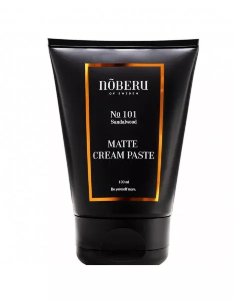 Noberu No.101 Matte Cream Paste, kremowa matująca pasta do włosów, Sandalwood, 100ml