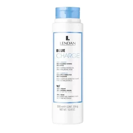 Lendan Blue Charge, szampon do włosów rozjaśnianych i blond, 300ml