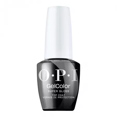 OPI Gel Color Intelli-Gel System, hybrydowy błyszczący top do paznokci, top coat, 15ml