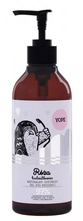 Yope, żel pod prysznic, Róża i Kadzidłowiec, 400ml