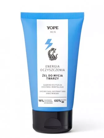 Yope Men Wood, żel do mycia twarzy, 150ml