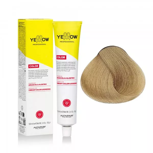 Yellow Professional Color Permanent, farba do włosów, 9 cool, 100ml