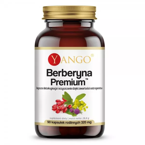 Yango Berberyna Premium suplement diety 90 kapsułek